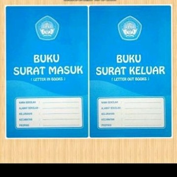 

paket 2 Buku Surat Masuk dan Surat Keluar/Hard cover Kertas HVS