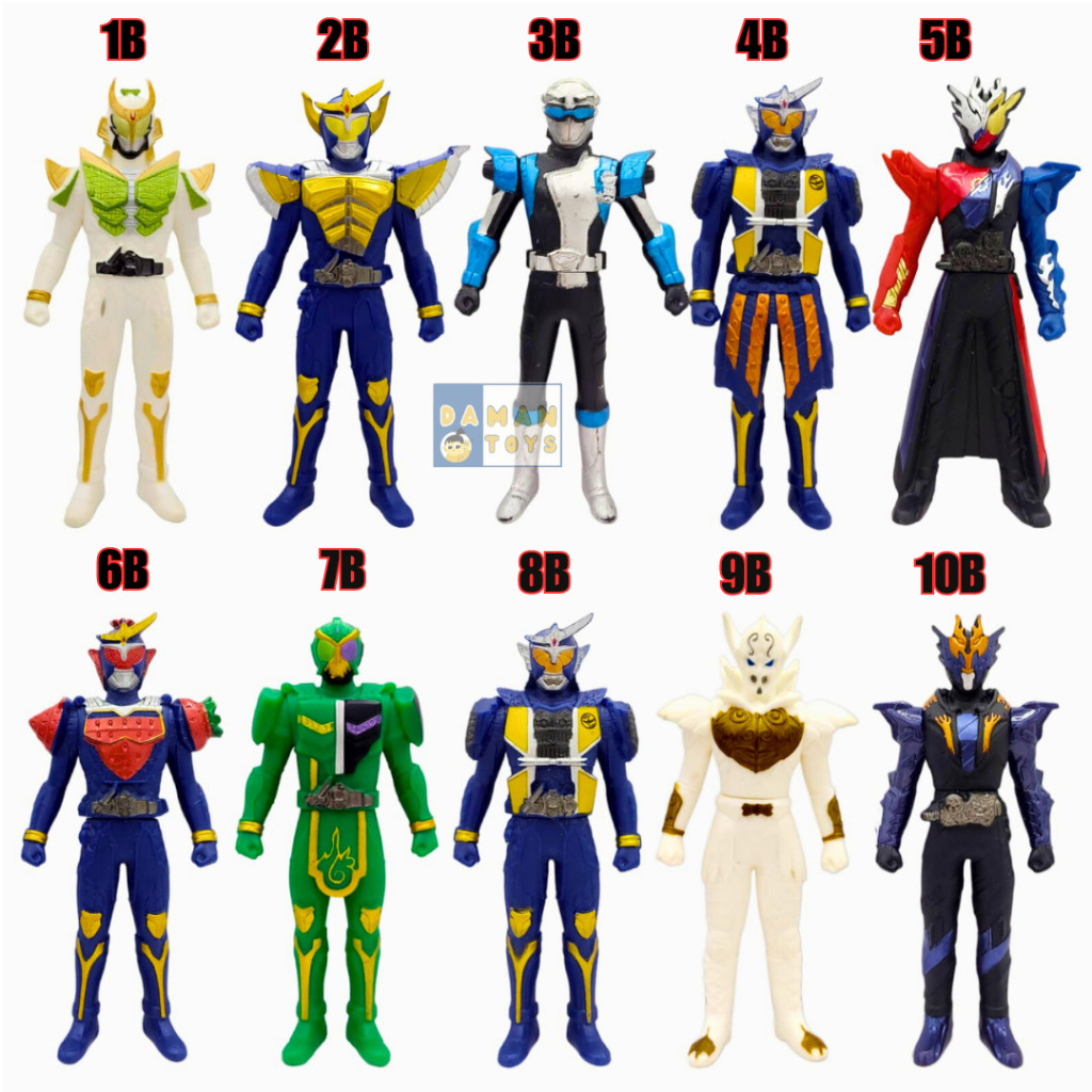 Kamen Rider Action Vinyl Sofubi Saber Brave Zero one zi-o