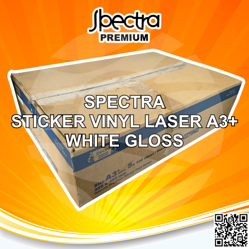 

Spectra Sticker Vinyl Print Laser Toner A3+ Label Stiker Anti Air - PACK