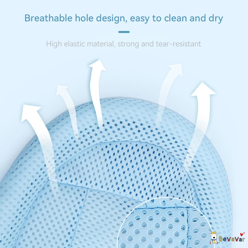 BEVAVAR Jaring Bak Mandi Bayi Baru Lahir / Baby Bath Helper Jaring Alas Duduk Bak Mandi Bayi