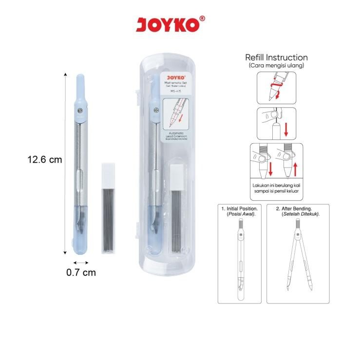 

Ready JT Math Set Jangka Matematika Joyko MS-415