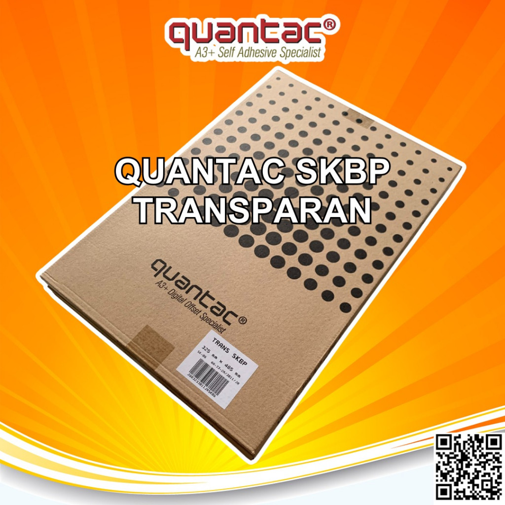 

QUANTAC SKBP Sticker Vinyl A3+ Stiker Print Laser Toner Anti Air Pack - INSTANT/