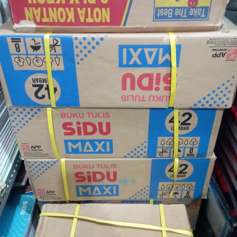 

BUKU TULIS SIDU MAXI 42 lembar 5 buku 28 pack (besar) / dus