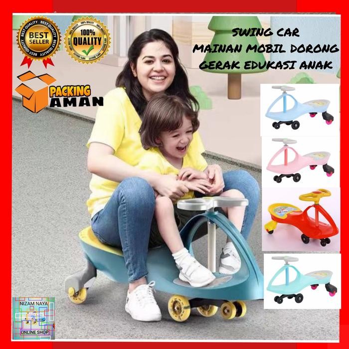 Mainan Mobil Anak Swing Car Memutar 360 edukasi anak