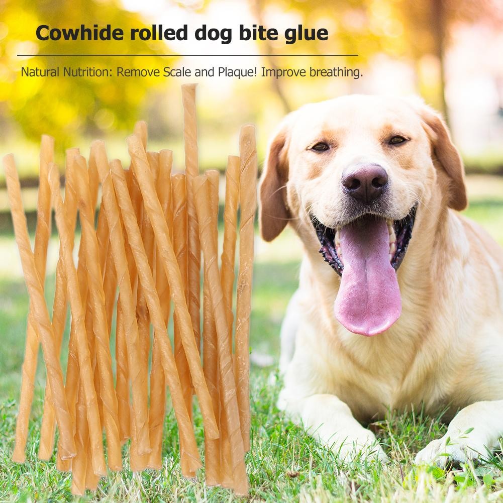20 Pcs Dog Chews Sticks Dog Treat Chew Sticks Puppy Teething Chewing Dog Treat Bites Small Dog Treat