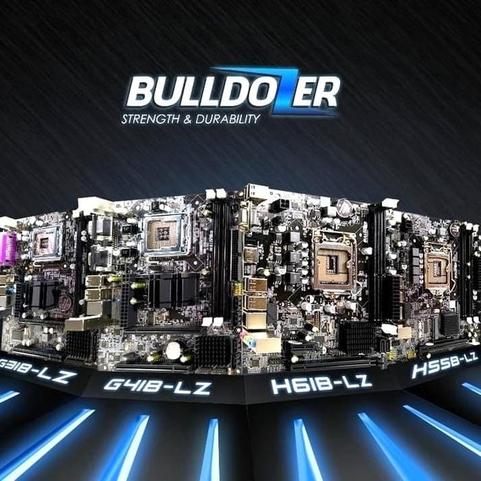 MOTHERBOARD BULLDOZER H61 1155 / BULDOZER H61 1155 KUALITAS TERBAIK