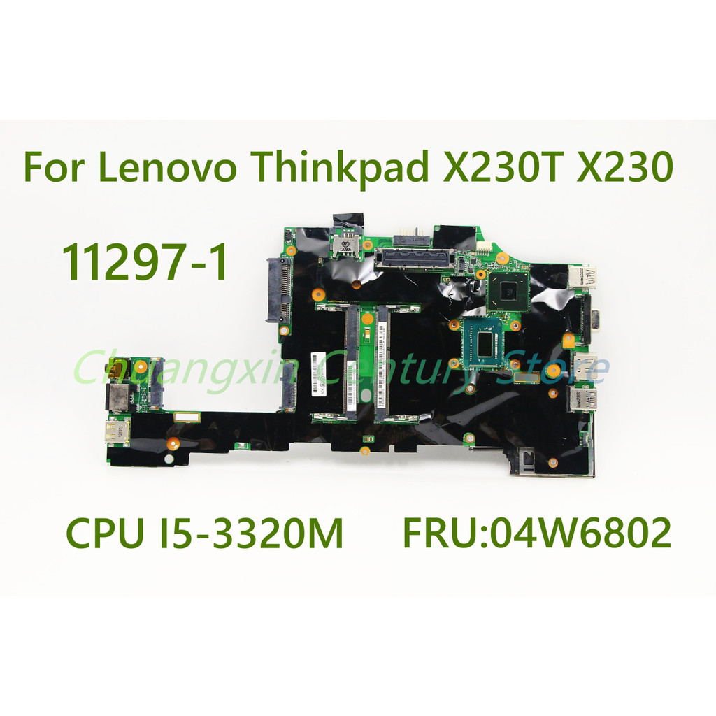 For Lenovo Thinkpad X230T X230 Laptop motherboard 11297-1 with CPU:I5-3320M i7-3612QE/3615QE 100% Te