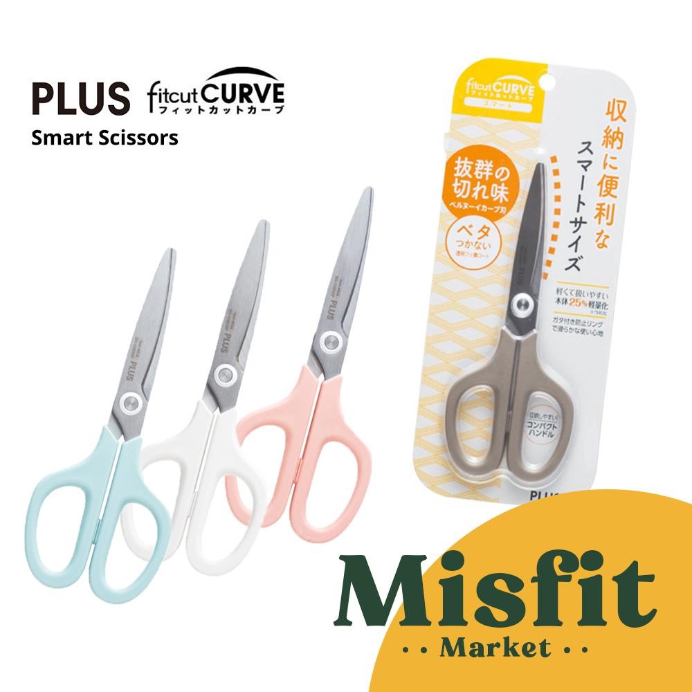 

PLUS Fit Cut Curve Smart Scissors Gunting Anti Lengket Fitcut