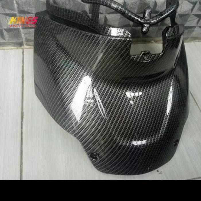 COVER TUTUP MESIN CARBON BODY CARBON BAWAH JOK SCOOPY TAHUN 2018 2020