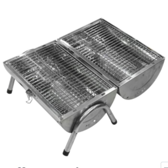 PREMIUM Panggangan Portable Stainless Steel Grill panggang Bakar Sate Barbeque