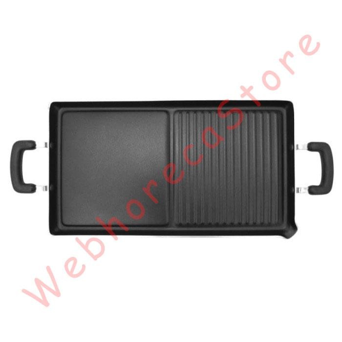 PREMIUM 2in1 Double Side Grill Griddle Pan Non-stick/ Panggangan Teflon Alum