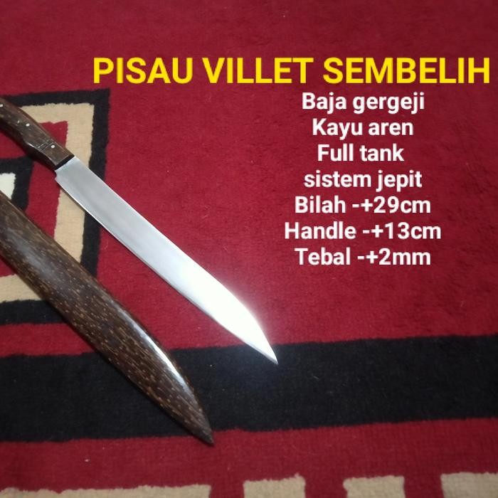 PREMIUM PISAU VILET BAJA GERGAJI PISAU SEMBELIH BAJA GERGAJI