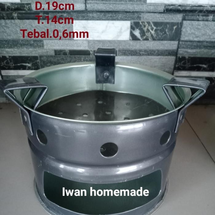 PREMIUM Anglo Arang Kecil/Tungku Arang Tebal 0.6mm