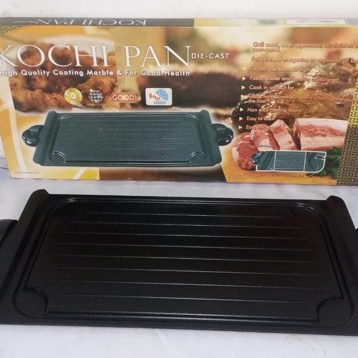 PREMIUM ALAT PEMANGGANG KOCHI PAN/GRILL PAN TANPA ARANG/BAKARAN SATE AYAM IKAN
