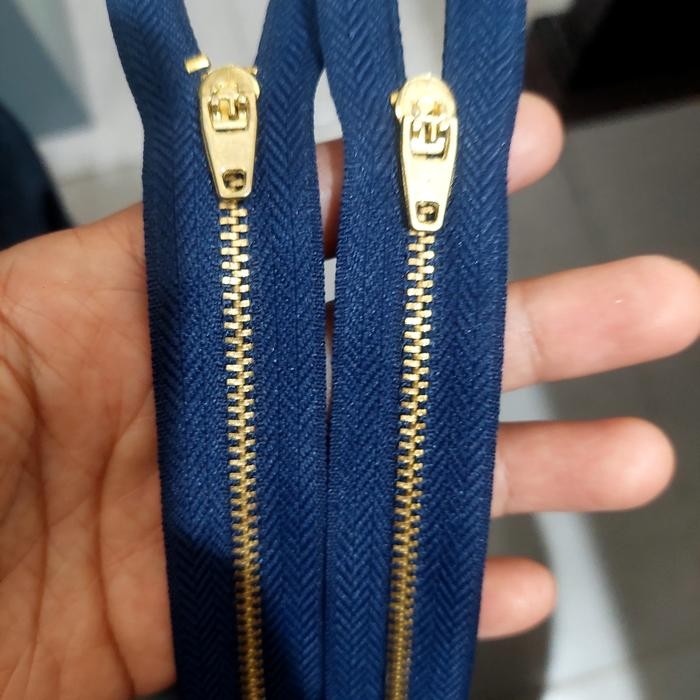 PREMIUM 12 Pcs Resleting Celana Jeans Gigi Besi No 3