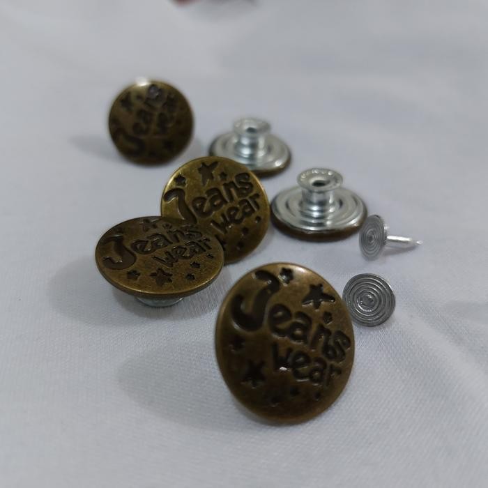 PREMIUM Kancing Jeans 20mm Goyang/ Kancing Jaket Jeans 20mm goyang Satuan