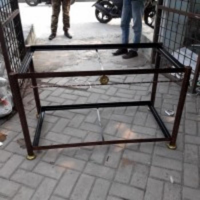 rak aquarium 100x40 tinggi 70 cm besi ulir