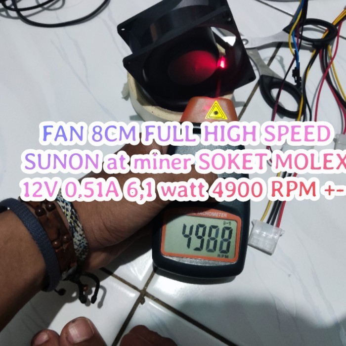[Expert] Fan cooler master 8cm 4pin pwm 3000 sampai 4000 rpm 12v 0.45A