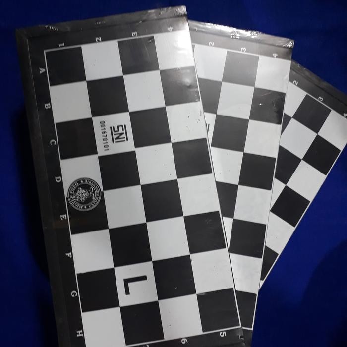 jayAbadi-- Catur plastik uk. L / Papan catur plastik uk. L