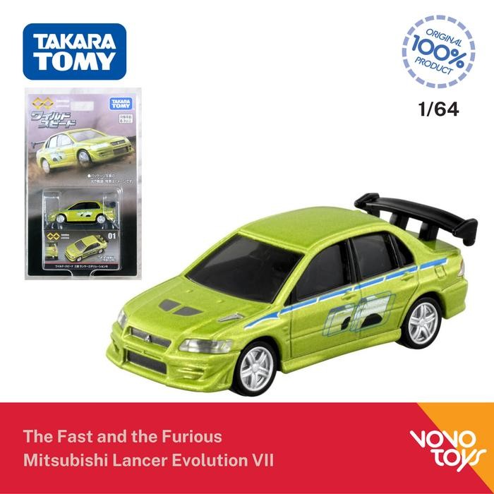 BerkahToys-- Tomica Premium Unlimited 01 Fast Furious Mitsubishi Lancer Evo VII