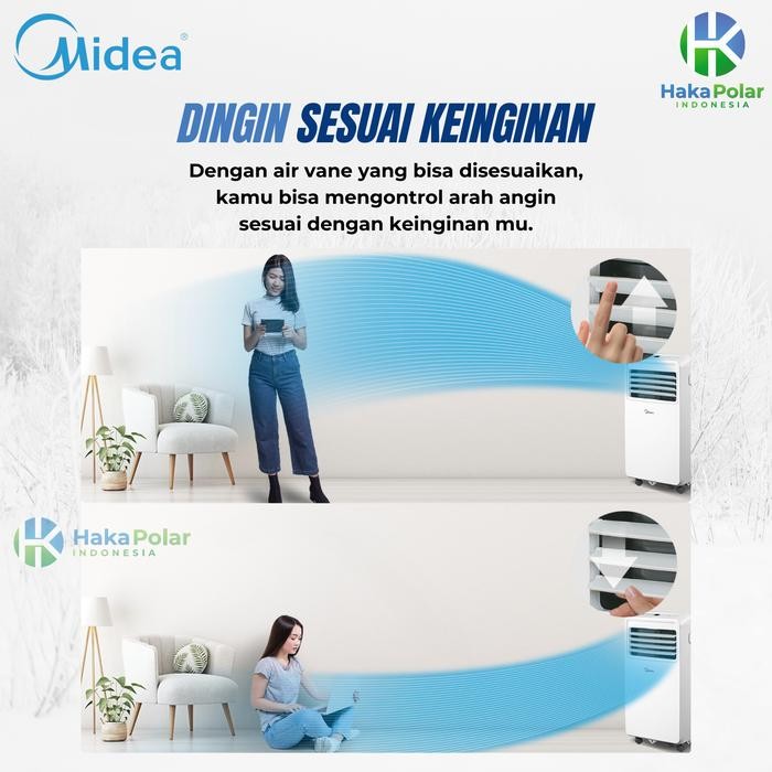 MIDEA AC PORTABLE 1/2 PK / 0,5 PK / MPAH 05CRN7 AC MIDEA