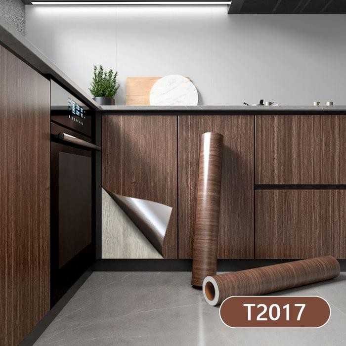 [ REDY ] Stiker Dapur Motif Kayu Glossy - Stiker Kamar Mandi Anti air Anti Panas