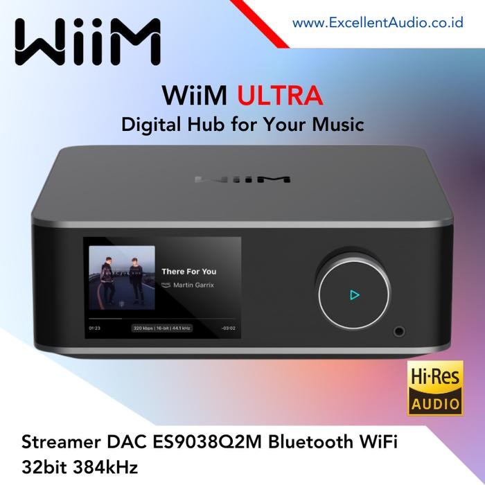 WiiM Ultra Music Streamer & Digital Preamp with Touch Display