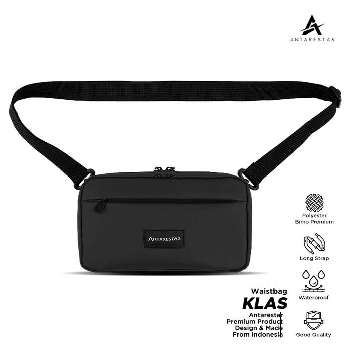 Antarestar Official Tas Waistbag Slingbag Klass Series Antarestar Pria Pinggang