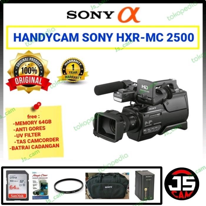 CAMCORDER SONY MC 2500 ; HANDYCAM SONY HXR-MC2500