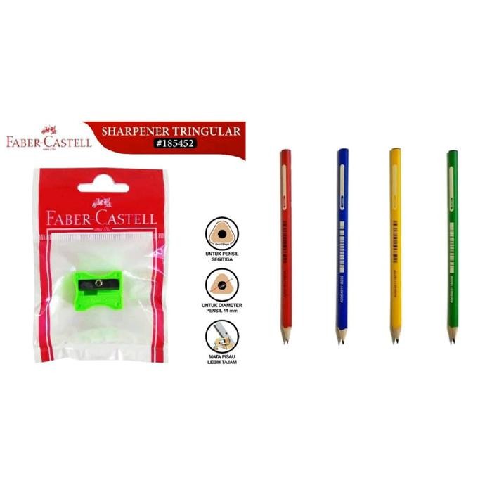 

Ready JT FABER CASTELL PRE SCHOOL GRIP JUNIOR TRIANGULAR TRIGONAL PENCIL PENSIL SEGITIGA BESAR UNTUK
