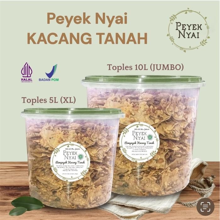 

Caraka.store1 Rempeyek Peyek Nyai Kacang (XL)