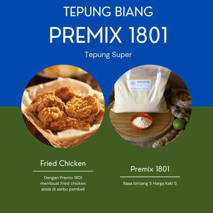 

Terlaris- Tepung Biang Kfc / Crn 1801 / Tepung Super / Renyah Dan Gurih