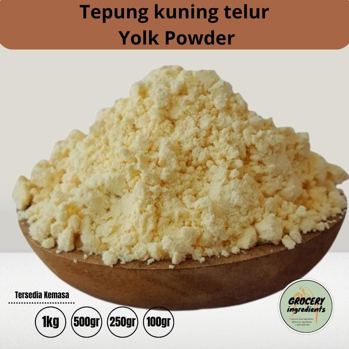 

Terlaris- Tepung Kuning Telur 250Gramyolk Powder
