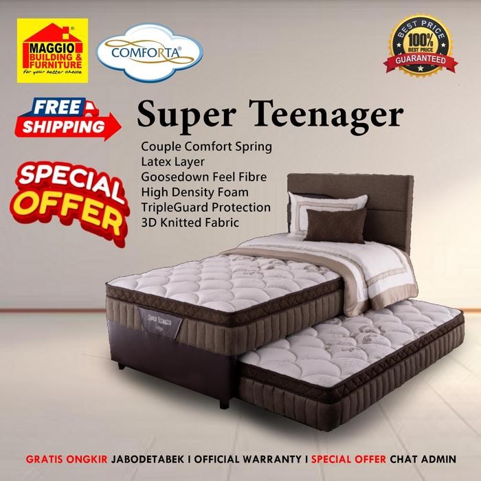 Maggio - Kasur Springbed Comforta Super Teenager 2in1 120x200