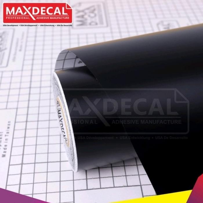 Pawretty- Sticker Skotlet Max Decal Hitam Doff untuk Background Aquarium