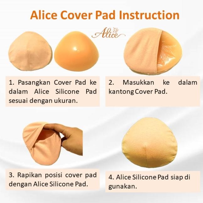 Alice Cover Pad Silicone Bra BH Mastektomi Penyumpal Breast Cancer