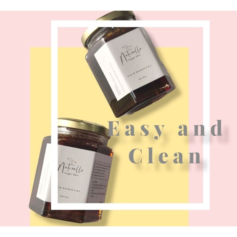 Ready selalu- 250gram Lz Naturale Sugar wax BPOM Sweet Solution Waxing Pencabut Bulu sugarwax