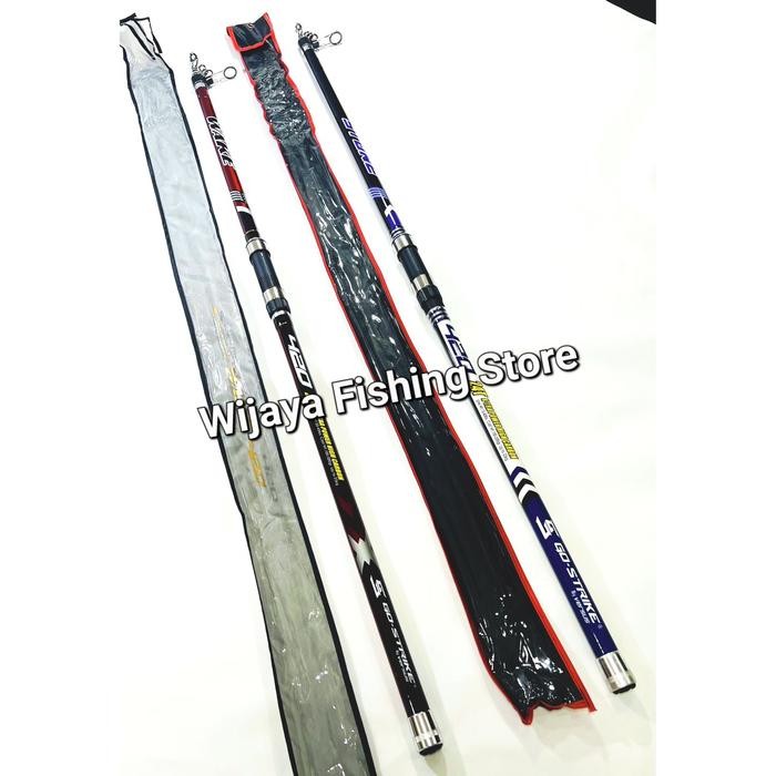 Joran Pancing Antena Go Strike Versus Wake Stone Pro Surf DRAG POWER 25 KG +