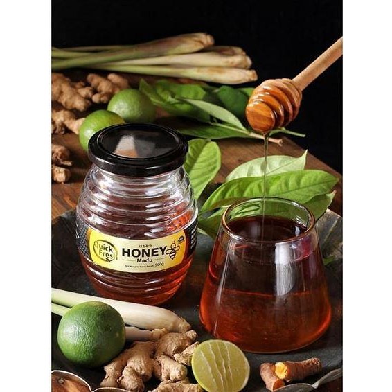 

Terlaris- Quick Fresh Honey / Madu 1 Kg (Jar)