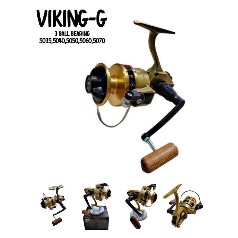 Reel Pancing VIKING-G 50355070 3 Ball Bearing