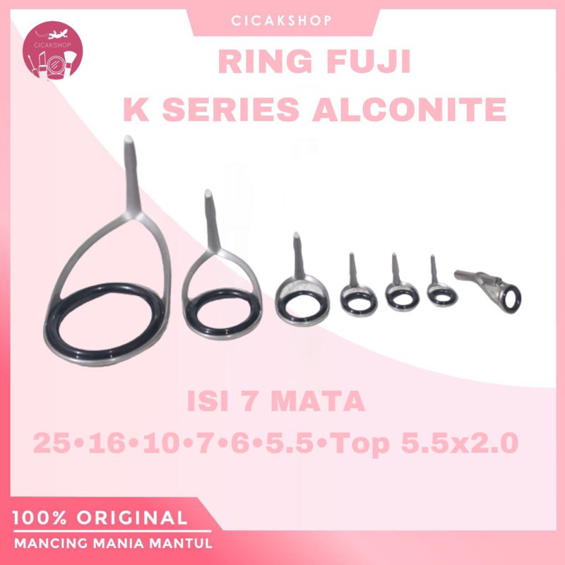 cicakshop88 Liebe Ring guide joran fuji k series alconite 7 mata cocok untuk joran lesath