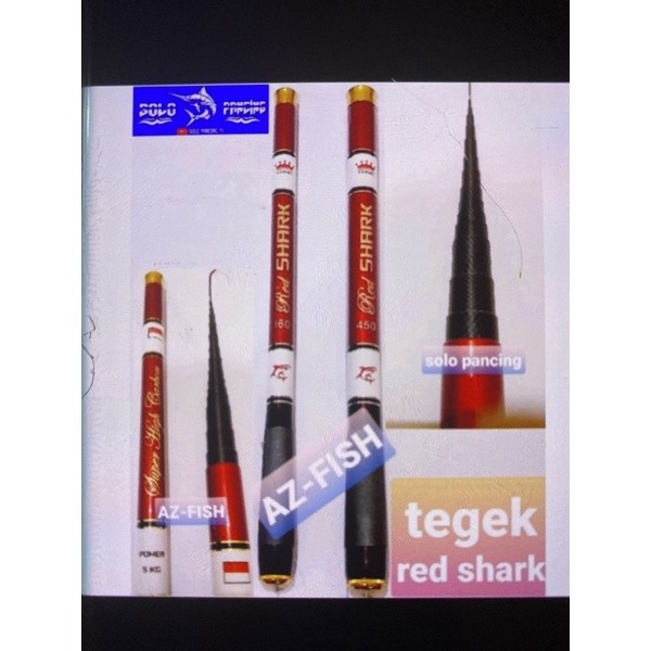 TEGEK GAMARU RED SHARK 270.360.450 (ros 36cm)