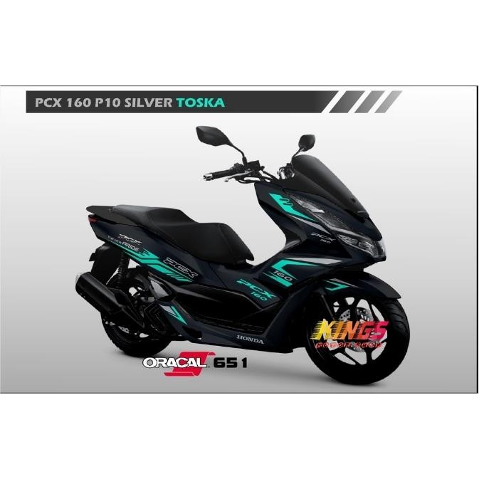 CUTTING STICKER DECAL CUTTING STRIPPING HONDA NEW PCX160 PCX 160