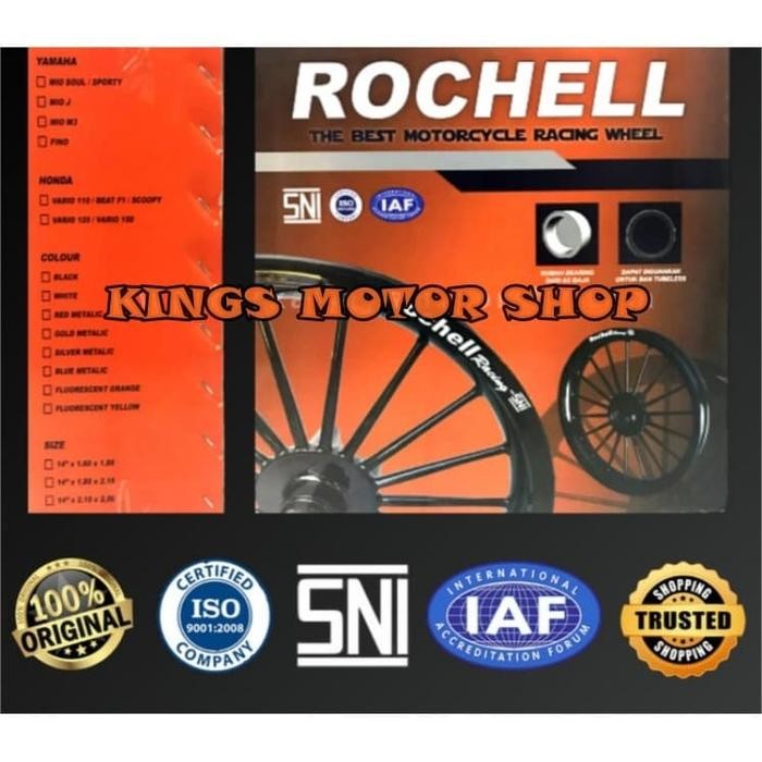 VELG RACING ROCHELL DYT SERIES MODEL DAYTONA BEAT FI ESP SCOOPY VARIO BEST SELLER