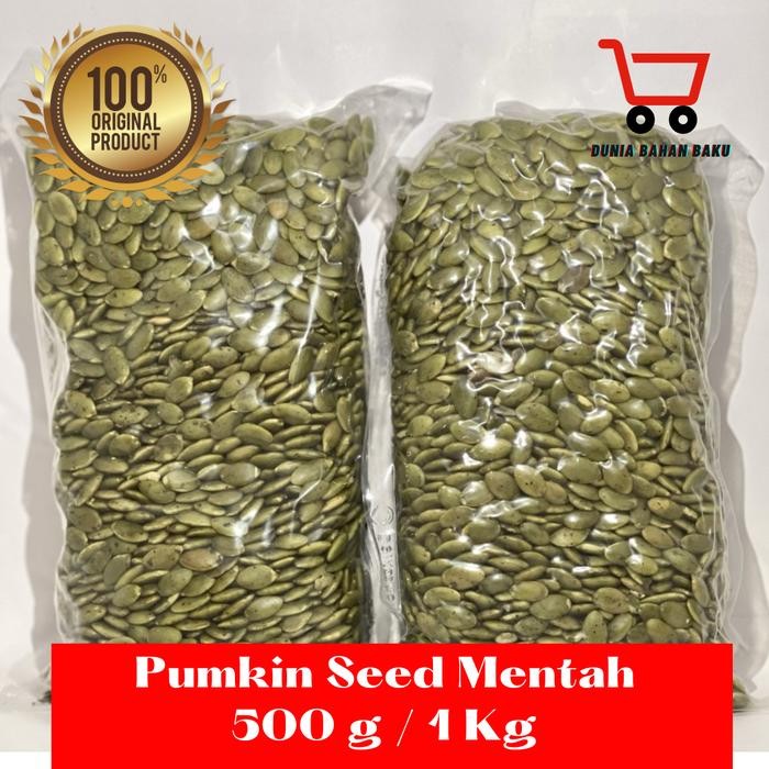 

Terlaris- Pumkin Seed / Kuaci Kupas Biji Labu Seeds Mentah / Kwaci Hijau