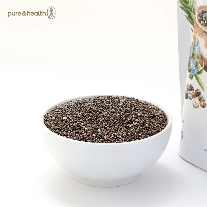 

Terlaris- Organic Black Chia Seed 500 Gr Pure And Health Chiaseed Organic