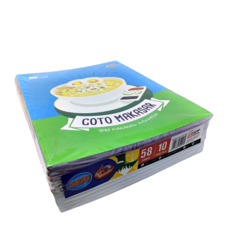 

[ERA] Buku Tulis Sidu 58 lembar Sinar dunia 10buku