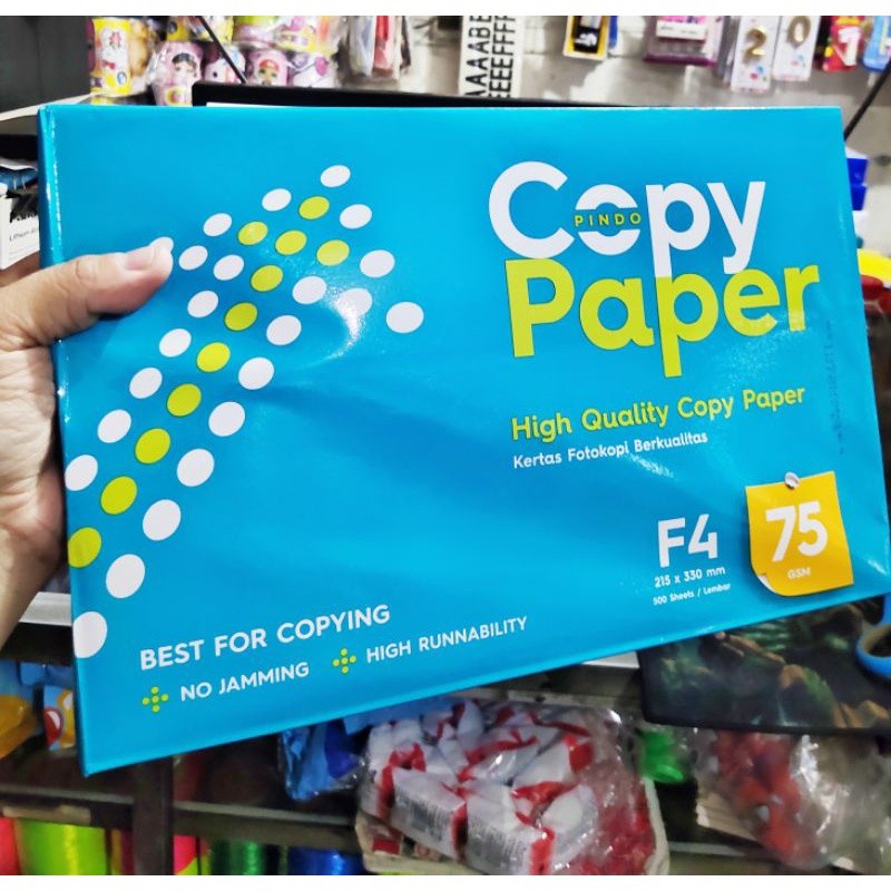 

Kertas Folio / F4 75gr CopyPaper (1 rim) instant/sameday