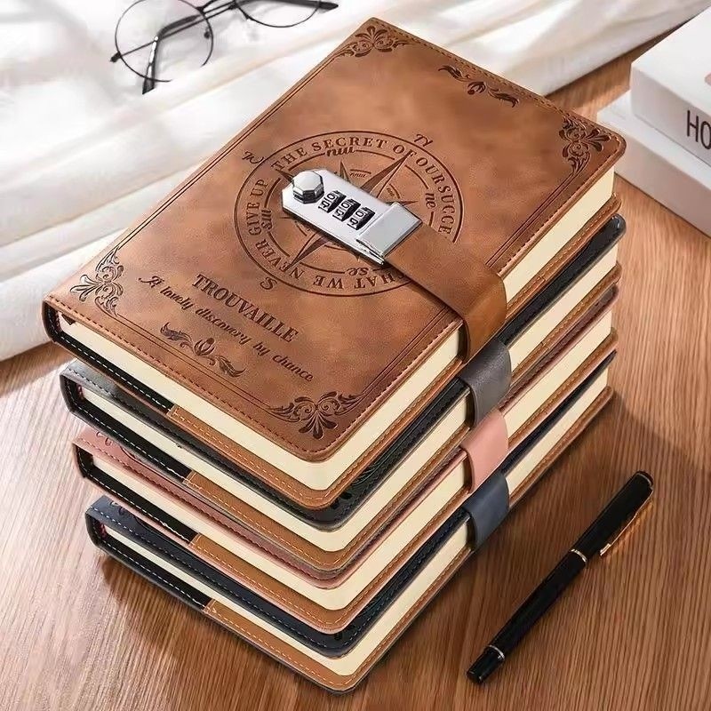 

Buku Catatan A5 200 Halaman Dengan Kunci Buku Harian Jurnal Pelancong Buku Catatan Agenda Perencana