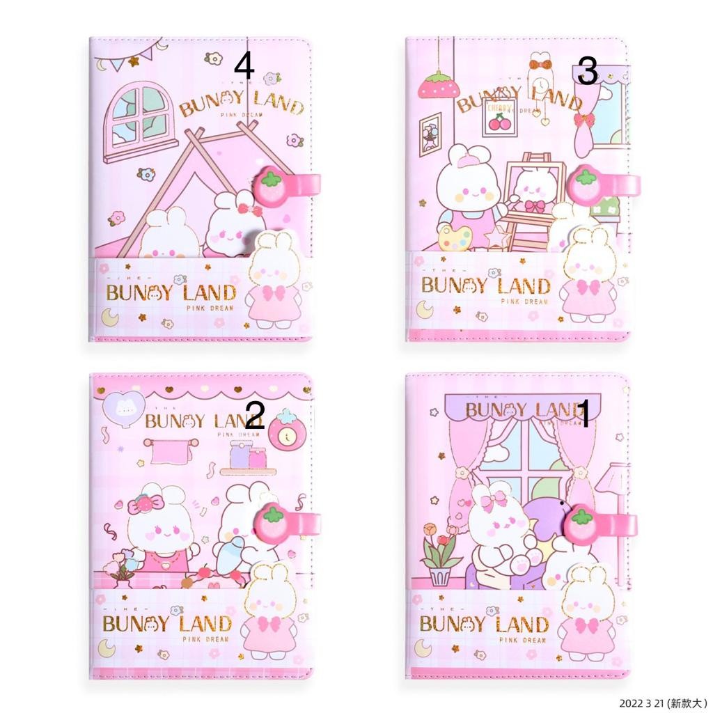 

Diary / Notebook MEAW CANTEEN / BUNNY LAND / Agenda Lucu Import